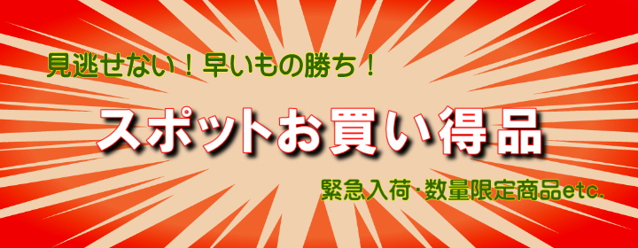 スポットお買い得品