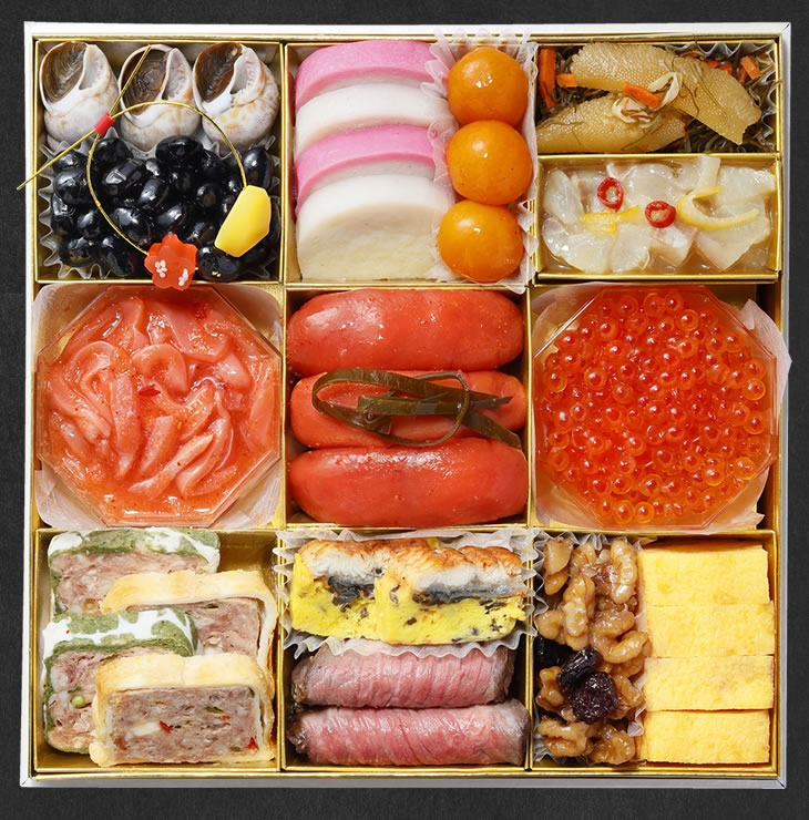 早割/新春予約/かば田の豪華おせち三段重・お雑煮2箱(4人前