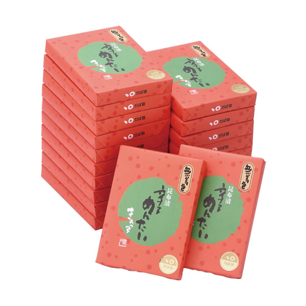 【おすそわけセット】無着色昆布漬辛子めんたい 『きれっ子』200g 化粧箱詰×20箱以上購入で1箱1,510円⇒1,280円【さらに送料990円】