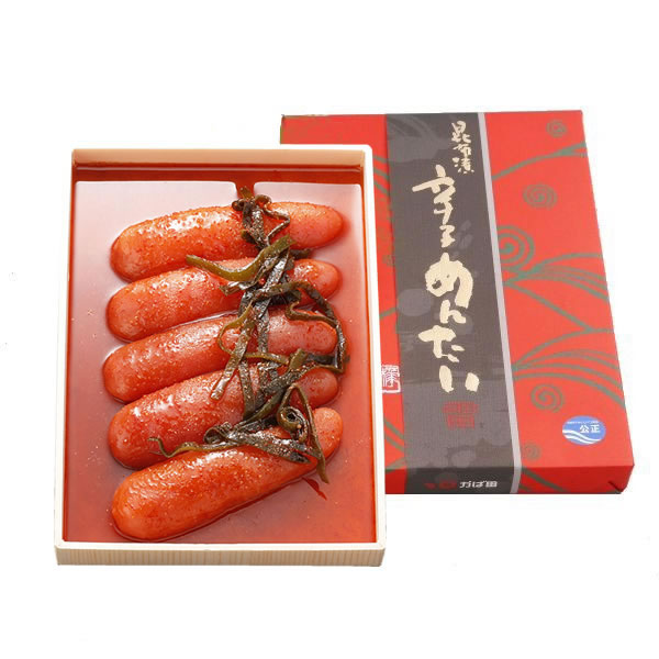 おすそわけセット】昆布漬辛子めんたい 『雷』300g 化粧箱詰×10箱以上