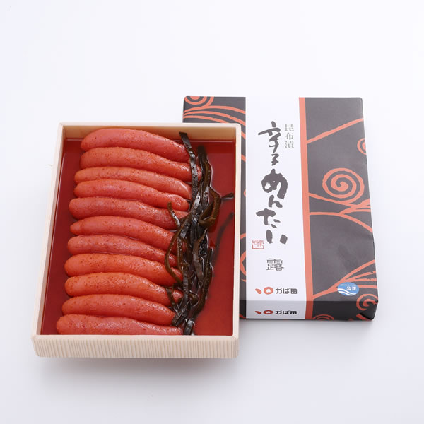 昆布漬辛子めんたい『露』化粧箱詰